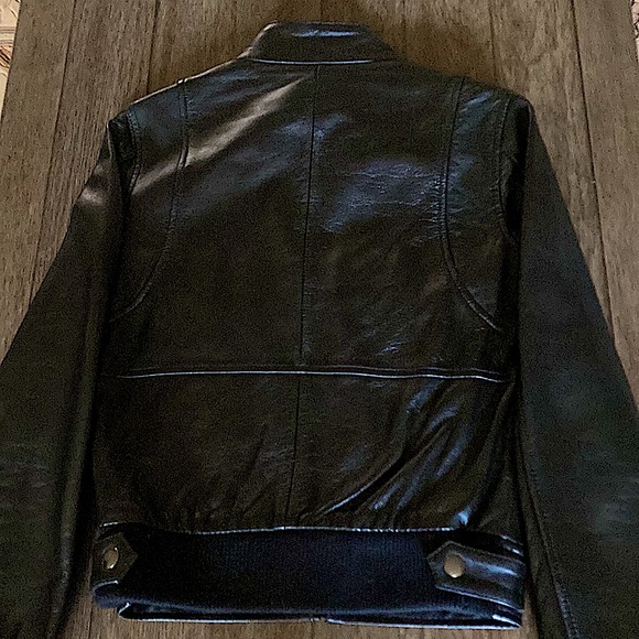 byCORPUS Genuine Lambskin Leather Jacket / Leather Bomber Jacket - Picture 8 of 14